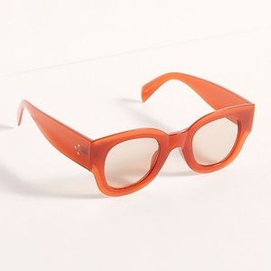 Free People Matera Modern Sunglasses in Paprika